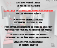 Informations importantes